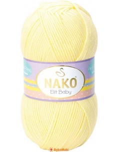 Nako Elit Baby El Örgü ipi Nako Elit Baby 3664 Limonata 3664