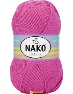 Nako Elit Baby El Örgü ipi Nako Elit Baby 5278 Çöl Gülü 5278