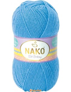 Nako Elit Baby El Örgü ipi Nako Elit Baby 10119 Alaska Mavisi 10119