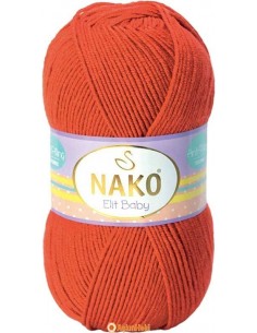 Nako Elit Baby El Örgü ipi Nako Elit Baby 10701 Mercan Taşı 10701