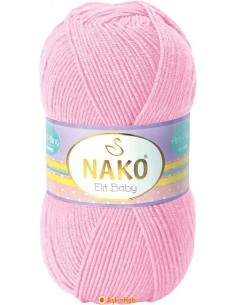 Nako Elit Baby El Örgü ipi Nako Elit Baby 6936 Açık Pembe 6936