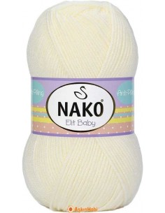 Nako Elit Baby El Örgü ipi Nako Elit Baby 300 Ekru 300