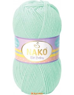 Nako Elit Baby El Örgü İpi Nako Elit Baby 6692 Nile Green 6692