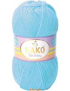 Nako Elit Baby El Örgü ipi Nako Elit Baby 6723 Gök Mavisi 6723
