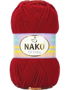 Nako Elit Baby El Örgü ipi Nako Elit Baby 298 Pul Biber 298