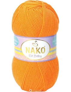 Nako Elit Baby El Örgü İpi Nako Elit Baby 4038 Orange Peel 4038