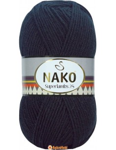Nako Superlambs 25 Nako Superlambs 25 00217 Black 00217