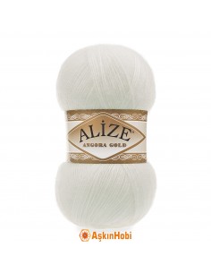 Alize Angora Gold El Örgü İpleri Alize Angora Gold 62 Açık Krem 62-Açık Krem