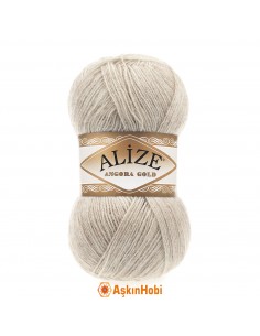 Alize Angora Gold Knitting Yarns Alize Angora Gold 152 Beige Melange 152-Bej Melanj