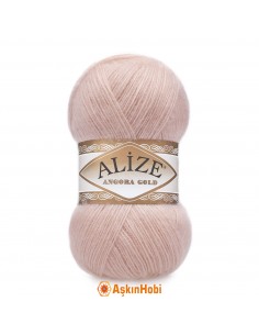 Alize Angora Gold Knitting Yarns Alize Angora Gold 161 Powder 161-Pudra