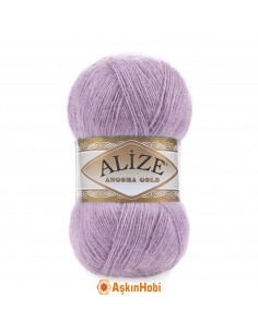 Alize Angora Gold El Örgü İpleri Alize Angora Gold 505 Küllü Lila 505-Küllü Lila