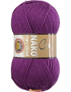 Nako Pure Wool Saf Yün Nako Pure Wool 60 Mor NP10470