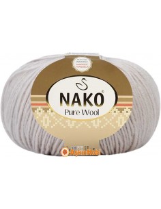 Nako Pure Wool Saf Yün Nako Pure Wool 12351 Bej NP10475
