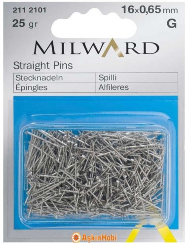 Milward Straight Pins 2112101