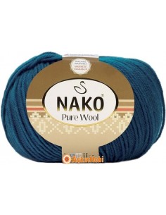 Nako Pure Wool Saf Yün Nako Pure Wool 10093 Mavi NP10587