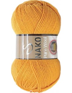Nako Pure Wool Saf Yün Nako Pure Wool 10429 Orange NP10590