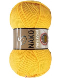Nako Pure Wool Saf Yün Nako Pure Wool 11206 Sarı NP10591