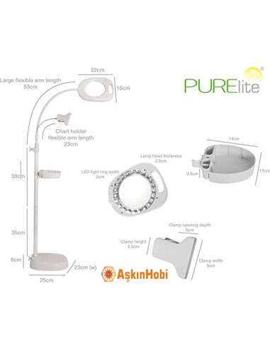 Magnifying glass 4in1 Crafters Magnifing Lamp 4-1