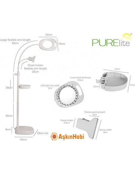 Büyüteç 4in1 LAMBALI - AYAKLI BÜYÜTEÇ 4-1 Büyüteç 4in1 LAMBALI - AYAKLI BÜYÜTEÇ 4-1