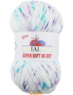 Himalaya Super Soft DK Dot Hand Knitting Yarn Himalaya Super Soft Dk Dot 76006 HS10598