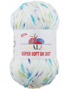 Himalaya Super Soft DK Dot Hand Knitting Yarn Himalaya Super Soft Dk Dot 76007 HS10599
