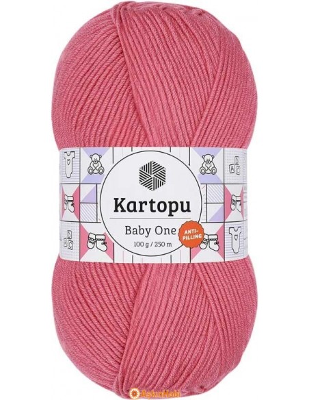 Kartopu Baby One KARTOPU BABY ONE BEBEK YÜNÜ K244 PEMBE K244