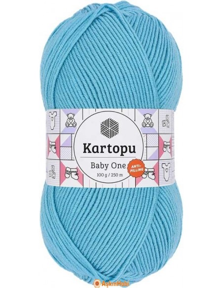 Kartopu Baby One KARTOPU BABY ONE KNITTING YARN K576 Blue K576 Kartopu Baby One KARTOPU BABY ONE KNITTING YARN K576 Blue K576