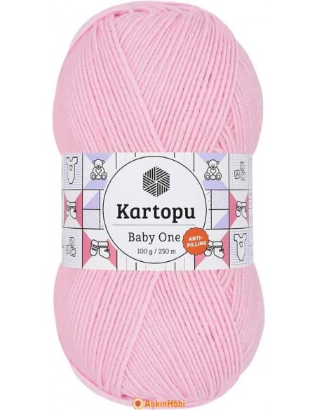 Kartopu Baby One KARTOPU BABY ONE BEBEK YÜNÜ K782 AÇIK PEMBE K782