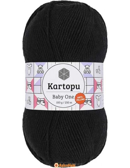 Kartopu Baby One KARTOPU BABY ONE BEBEK YÜNÜ K940 SİYAH K940