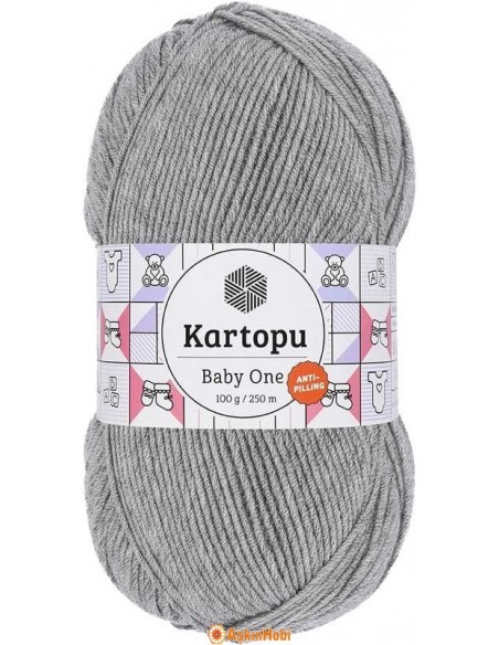 Kartopu Baby One KARTOPU BABY ONE KNITTING YARN K1000 Light grey K1000