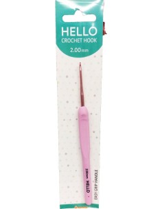 Hello Rose Silicone Handle Crochet Hello Rose Silicone Handle Crochet 2mm HRS2