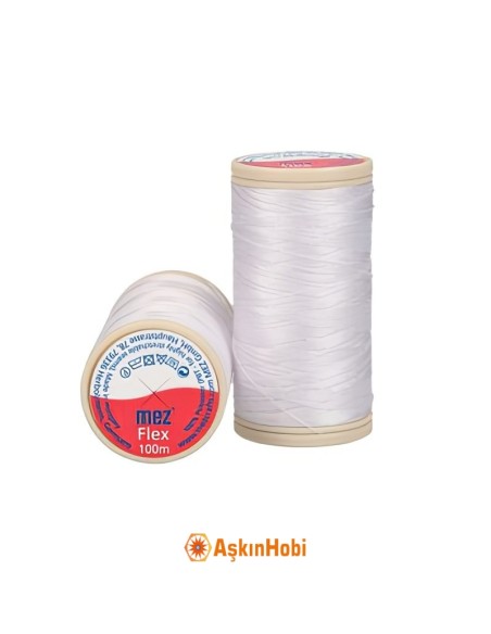 Mez Flex Stretch Sewing Thread Mez Flex No 120/100m 2000 MF2000 Mez Flex Stretch Sewing Thread Mez Flex No 120/100m 2000 MF2000