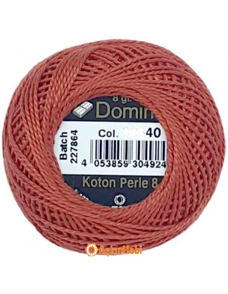 Domino Cotton Perle 12 Domino Koton Perle 00340 (No: 12) 00340 Domino Cotton Perle 12 Domino Koton Perle 00340 (No: 12) 00340