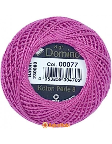 Domino Cotton Perle 12 Domino Koton Perle 00077 (No: 12) 00077 Domino Cotton Perle 12 Domino Koton Perle 00077 (No: 12) 00077