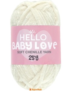 Hello Baby Love Soft Chennile Yarn Hello Baby Love 202 HBL202