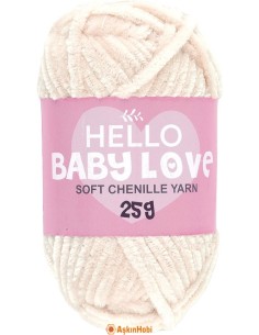 Hello Baby Love Soft Chennile Yarn Hello Baby Love 203 HBL203