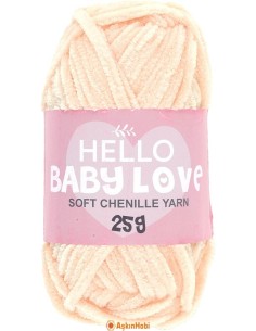 Hello Baby Love Soft Chennile Yarn Hello Baby Love 204 HBL204
