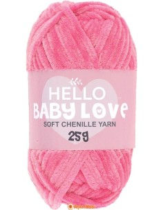 Hello Baby Love Soft Chennile Yarn Hello Baby Love 206 HBL206