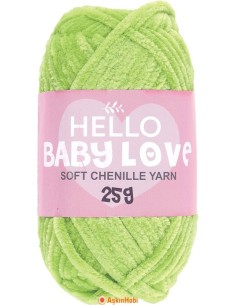 Hello Baby Love Soft Chennile Yarn Hello Baby Love 208 HBL208