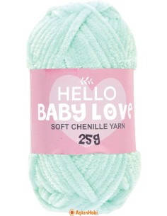 Hello Baby Love Soft Chennile Yarn Hello Baby Love 211 HBL211