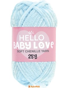 Hello Baby Love Soft Chennile Yarn Hello Baby Love 213 HBL213