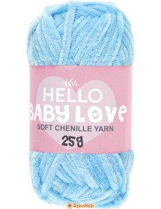 Hello Baby Love Soft Chennile Yarn Hello Baby Love 214 HBL214