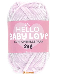 Hello Baby Love Soft Chennile Yarn Hello Baby Love 217 HBL217