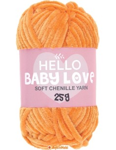Hello Baby Love Soft Chennile Yarn Hello Baby Love 222 HBL222