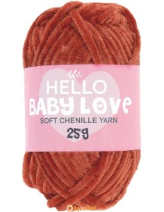 Hello Baby Love Soft Chennile Yarn Hello Baby Love 224 HBL224