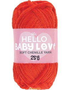 Hello Baby Love Soft Chennile Yarn Hello Baby Love 225 HBL225