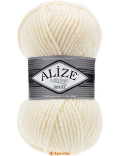 Alize Süperlana Maxi 01 Crem