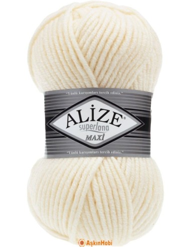 Alize Süperlana Maxi 01 Krem