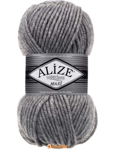 Alize Süperlana Maxi 21 Gri Melanj