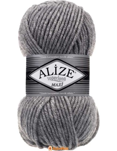 Alize Süperlana Maxi 21 Gri Melanj